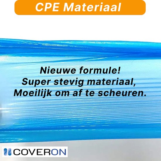 Durable Disposable Shoe Covers - 100 Pack - Heavy-Duty 40 MU CPE Protection