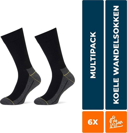 "Stapp Yellow - Walker 4425.699 - 6-Pack Cool Seamless Walking Socks - Black - Unisex - Size 43-46"
Product Name in English: Stapp Yellow - Walker 4425.699 - 6-Pack Cool Seamless Walking Socks