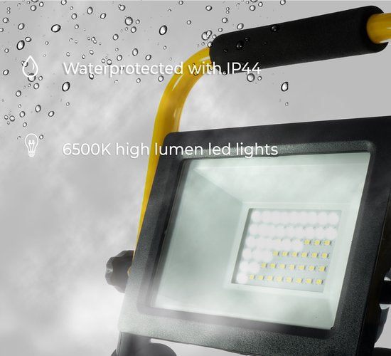 "Aigostar 13VRR LED Werklamp - Bouwlamp - IP44 Stootvast - 30W 2700 lm - 6500K Daglicht wit - incl. 180cm Aansluitstekker"
"Herschreven titel: Aigostar 13VRR LED Werklamp - Bouwlamp - IP44 Stootvast - 30W 2700 lm - 6500K Daglicht wit - inclusief 180cm Aansluitstekker"
"Engelse productnaam: Aigostar 13VRR LED Work Lamp - Construction Lamp - IP44 Impact Resistant - 30W 2700 lm - 6500K Daylight White - incl. 180cm Power Plug"