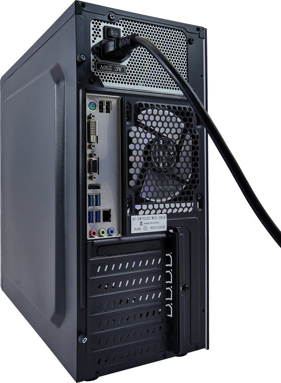 "Budget Gaming PC - AMD Ryzen 5 6-Core RGB - 16GB RAM (2x8GB Dual-Channel) - 500GB SSD - RX Vega 7 - Windows 11 - VISION"
Productnaam in het Engels: "AMD Ryzen 5 6-Core RGB Budget Gaming PC"