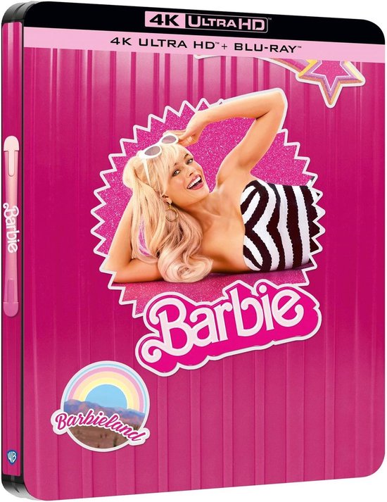"Barbie The Movie - 4K Ultra HD Blu-ray (Steelbook)"
Productnaam in het Engels: "Barbie The Movie 4K Ultra HD Blu-ray Steelbook"