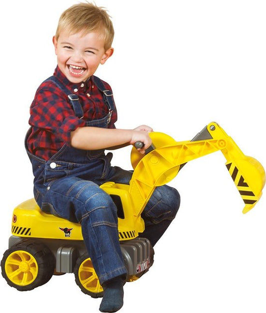 "Power Worker Maxi Graafmachine - Loopauto - Werkvoertuig - 50kg belastbaar - vanaf 3 jaar - Buitenspeelgoed" wordt herschreven als "Power Worker Maxi Graafmachine - Loopauto - Werkvoertuig - Belastbaar tot 50kg - Geschikt voor kinderen vanaf 3 jaar - Buitenspeelgoed".
De Engelse productnaam is "Power Worker Maxi Excavator".