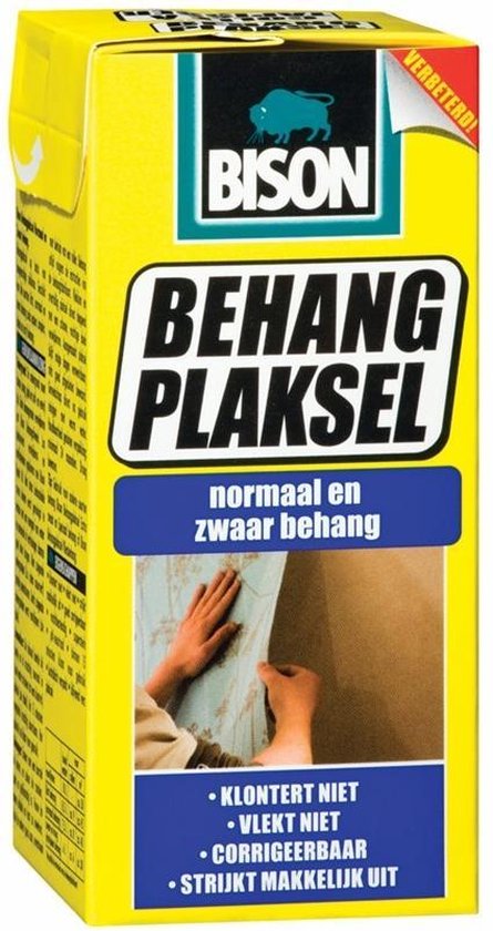 "Bison Wallpaper Paste Regular/Heavy Duty - 125 g"
Product name in English: "Bison Wallpaper Paste"