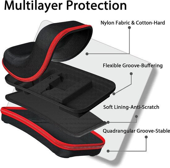 "Draagbare Opbergtas Koffer voor Nintendo Switch - Zwart - Geschikt voor Console en Accessoires"
Productnaam in het Engels: "Portable Storage Case for Nintendo Switch - Black - Suitable for Console and Accessories"
