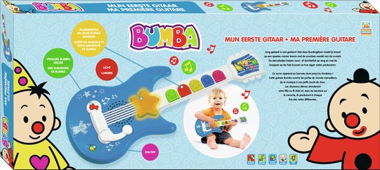 Bumba Speelgoedinstrument - Mijn Eerste Gitaar met Bumba Liedjes
English Product Name: Bumba Toy Instrument - My First Guitar with Bumba Songs