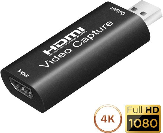 Video Capture Card HDMI to USB - Compatible with PlayStation, Xbox, Nintendo, Windows, MAC - Game Capture by EarKings
EarKings Game Capture