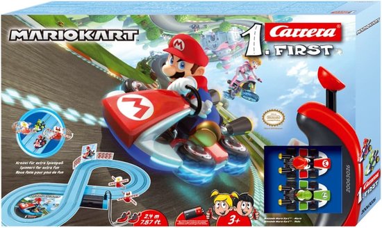 "Carrera First Mario Kart 2.4 Meter Race Track - Toy Car Racing Set"
Product Name in English: "Carrera First Mario Kart"