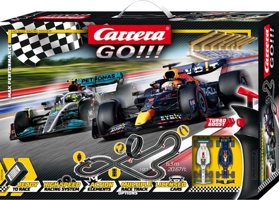 Max Performance Racebaan van Carrera Go.
Max Performance Race Track by Carrera Go.