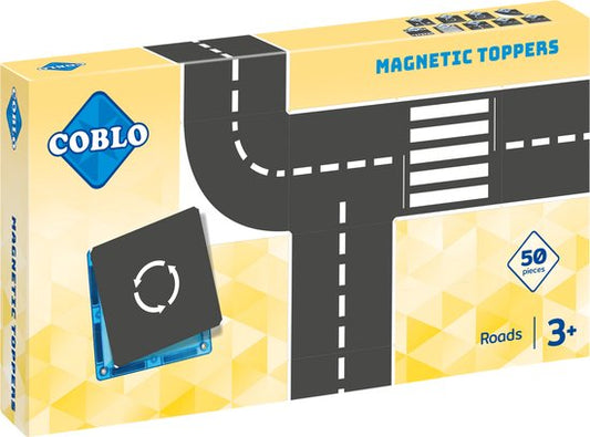 "Coblo Magnetic Toppers - Set of 50 Magnetic Road Plates - Magnetic Toy - Educational Toy - Christmas Gifts - Christmas Gifts for Children - Toys for Ages 3 to 12"
Coblo Magnetic Toppers