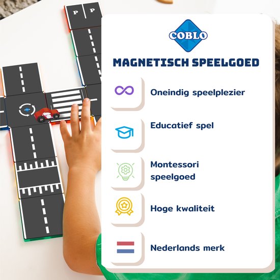"Coblo Magnetic Toppers - Set of 50 Magnetic Road Plates - Magnetic Toy - Educational Toy - Christmas Gifts - Christmas Gifts for Children - Toys for Ages 3 to 12"
Coblo Magnetic Toppers