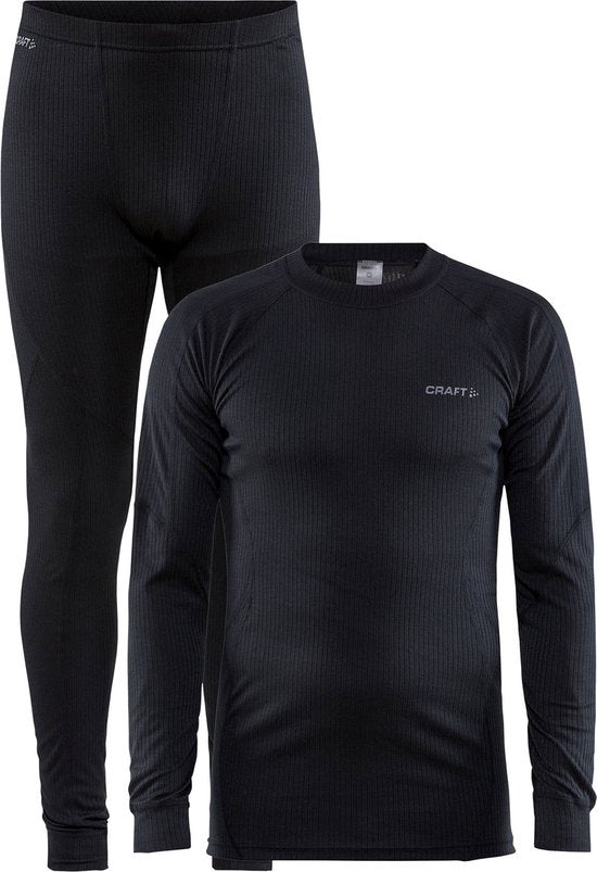 Sure, here is a revised and more engaging product title in English:
"Craft Core Men's Thermal Baselayer Set - Black - Size M - Ultimate Warmth & Comfort"
This title highlights the key features and benefits, making it more appealing to potential customers.