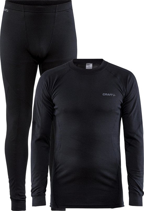 Sure, here is a revised and more engaging product title in English:
"Craft Core Men's Thermal Baselayer Set - Black - Size M - Ultimate Warmth & Comfort"
This title highlights the key features and benefits, making it more appealing to potential customers.