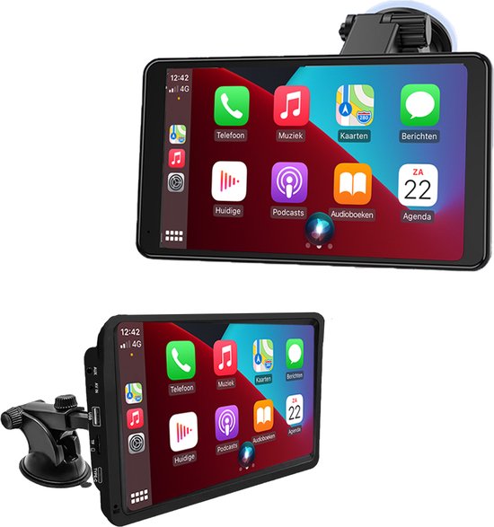 Ultimate 7" Smart Navigation System - Wireless Apple CarPlay & Android Auto - Touchscreen Bluetooth Car Stereo