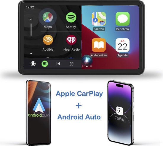 Ultimate 7" Smart Navigation System - Wireless Apple CarPlay & Android Auto - Touchscreen Bluetooth Car Stereo