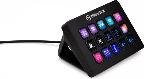 Elgato Stream Deck MK.2 - Zwart
Elgato Stream Deck MK.2 Black
(Note: The translation of the product name to English is already provided in the second part of the question.)