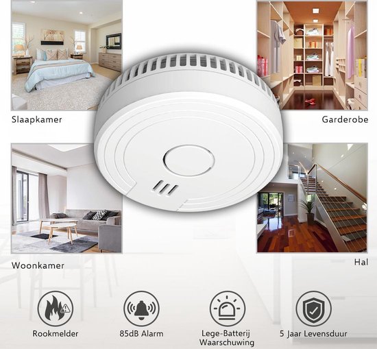 ELRO FF1840 Fire Prevention Set - 2x Smoke Detector 5 Year Battery with Magnetic Mounting & Carbon Monoxide Detector with 10 Year Sensor
ELRO FF1840 Fire Prevention Set 2x Smoke Detector 5 Year Battery with Magnetic Mounting & Carbon Monoxide Detector with 10 Year Sensor