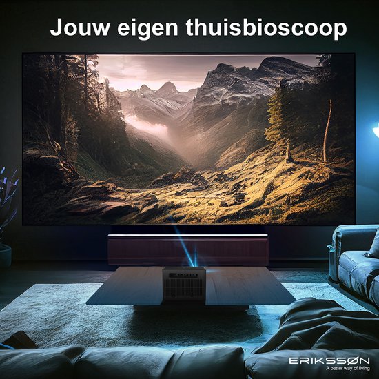 Eriksson Beamer Prime - Stream from Your Phone - 6600 Ansi-Lumens - Mini Projector - Beamers
Eriksson Beamer Prime