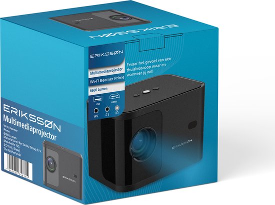 Eriksson Beamer Prime - Stream from Your Phone - 6600 Ansi-Lumens - Mini Projector - Beamers
Eriksson Beamer Prime
