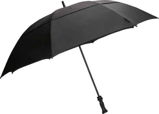 Falcone - Ultra-Durable Storm Umbrella - Extra Large 130 cm - Black