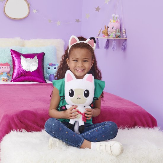 Natuurlijk! Hier is een herschreven versie van de titel in het Engels:
**"Gabby's Dollhouse Cat Ear Headband - Light-Up, Musical, and Sound Effects - Perfect for Imaginative Play"**
Deze titel is helder, aansprekend en benadrukt de belangrijkste voordelen van het product.