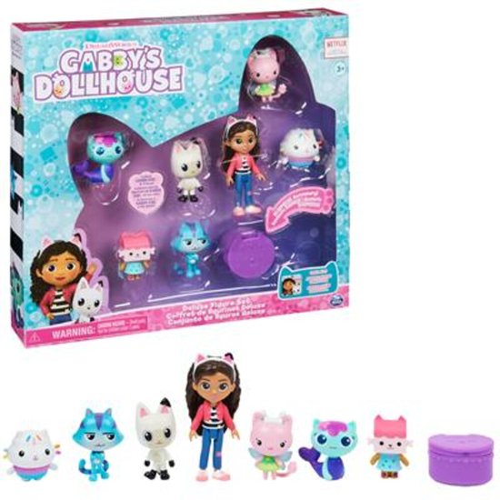 "Gabby's Dollhouse - Play Figure Set - with Gabby, 6 Kittens, and 1 Dollhouse Kit"
Product Name in English: Gabby's Dollhouse Play Figure Set