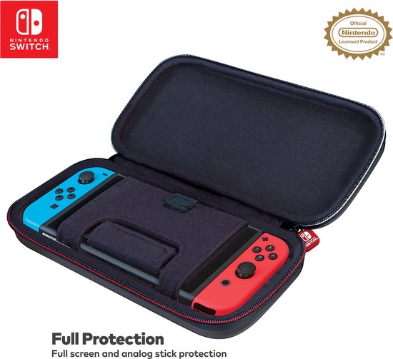 Natuurlijk! Hier is een herschreven versie van de titel in het Engels:
**"Officially Licensed Game Traveler Protective Case - Premium Console Cover for Nintendo Switch - Sleek Black"**
Deze titel benadrukt de officiële licentie, de beschermende functie, en de premium kwaliteit van de hoes, terwijl het ook de kleur en het doel (Nintendo Switch) duidelijk maakt.