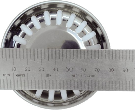 "80mm Kitchen Sink Drain Stopper - Drain Plug - Basket Plug - Universal - Sink Strainer - Plunger - Strainer - Sink Plug - 1 Piece - Stainless Steel"
Kitchen Sink Drain Stopper