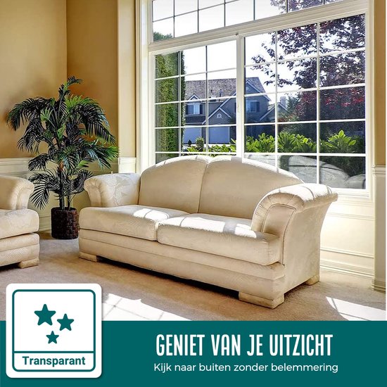 "Homewell Window Film HR++ 120x300cm - 99% UV Protection - Static Cling - Insulating - Transparent"
Product Name in English: Homewell Window Film HR++