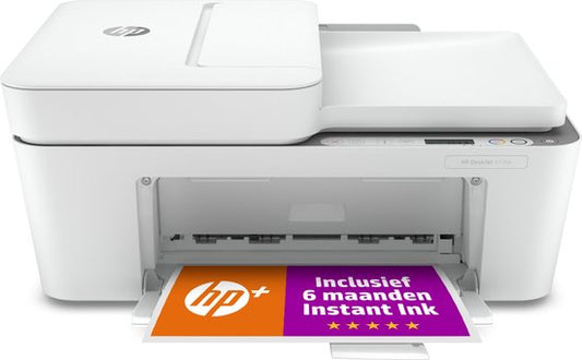 HP DeskJet Plus 4120e - All-in-One Printer - geschikt voor Instant Ink
HP DeskJet Plus 4120e All-in-One Printer with Instant Ink Compatibility
Productnaam in het Engels: HP DeskJet Plus 4120e