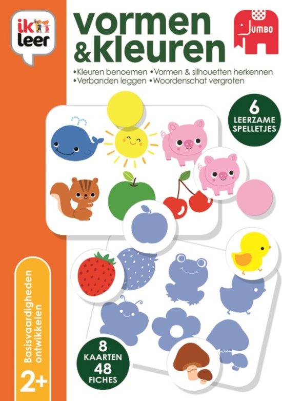 Leer Vormen en Kleuren met Gemak - Engelse productnaam: "Learn Shapes and Colors"