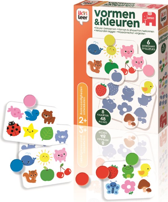Leer Vormen en Kleuren met Gemak - Engelse productnaam: "Learn Shapes and Colors"