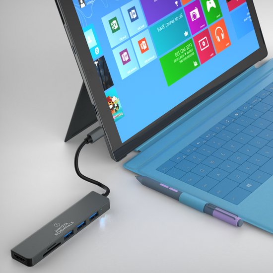 6-in-1 Innova USB C Hub - USB Splitter - USB Hub - USB C Dock - USB 3.0 - 4K UHD HDMI - SD Card - Micro SD Card - MacBook - Windows - Universal
Innova USB C Hub 6-in-1 USB Splitter USB Hub USB C Dock USB 3.0 4K UHD HDMI SD Card Micro SD Card MacBook Windows Universal