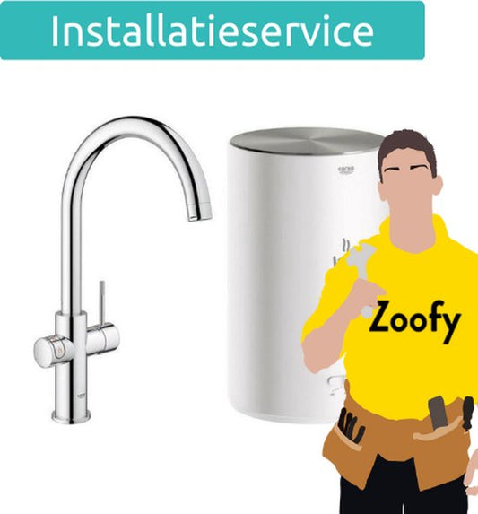 "Snelle installatie van kokendwaterkraan - Door Zoofy in samenwerking met bol.com - Afspraak binnen 1 werkdag"
English product name: Boiling Water Tap Installation
