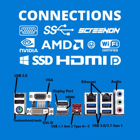 "Intel Complete Desktop PC with Intel Core i5, 16GB RAM, 512GB SSD, DVD+RW, Windows 11 Pro - Business Office Multimedia Computer"
Product Name in English: Intel Complete Desktop PC