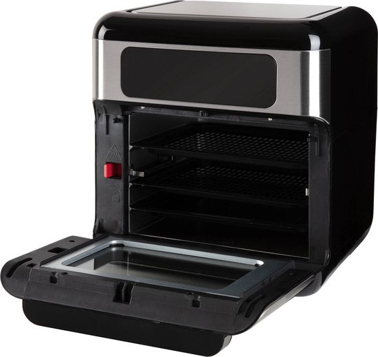 "Inventum GF1200HLD - Airfryer Oven - Hot Air Fryer - 12 Liters - 8 Programs - 5 Accessories - 80 to 200°C - 1500 Watts - Black/ Stainless Steel"
Inventum GF1200HLD Airfryer Oven
