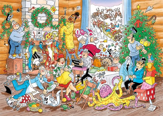 "Jan van Haasteren's Christmas Fever - Puzzle - 500 Pieces"
"Christmas Fever"