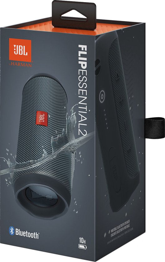 JBL Flip Essential 2 - Powerful Bluetooth Speaker - Sleek Black