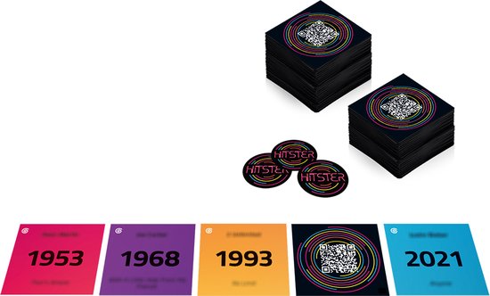 "Jumbo Hitster Guilty Pleasures Party Game - Action Game Dutch Version"
Product Name in English: Jumbo Hitster Guilty Pleasures Party Game