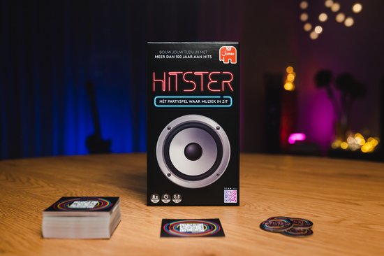 "Jumbo Hitster Partyspel - Nederlandstalig Actiespel"
Productnaam in het Engels: "Jumbo Hitster Party Game"