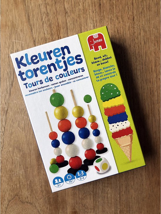 Jumbo Kleurentorentjes - Kinderspel - Leer Kleuren
Jumbo Color Towers - Children's Game - Learn Colors