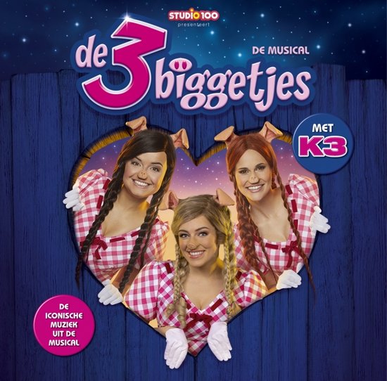 K3 - De 3 Biggetjes De Musical (CD) -> K3 - The 3 Little Pigs The Musical CD
English product name: K3 - The 3 Little Pigs The Musical CD