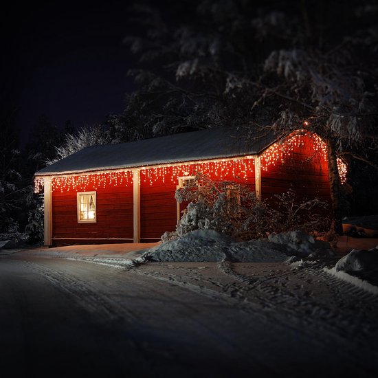 Christmas Lights - Icicle - Light Curtain - 12 meters - Icicle - 360 LEDs - Warm White - for Indoor & Outdoor
Icicle Light Curtain