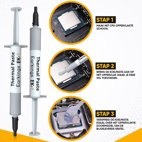"3 Grams of EarKings Thermal Paste for CPU Cooler - CPU Cooling Solution"