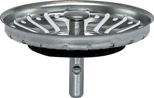 "84mm Kitchen Sink Strainer - Drain Plug - Universal - Sink Sieve - Unblocker - Stainless Steel - 1 Piece"
"Kitchen Sink Strainer"