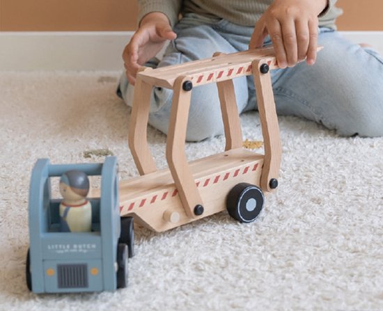 "Little Dutch Wooden Truck Transporter Wagon FSC" 
"Wooden Truck Transporter Wagon"