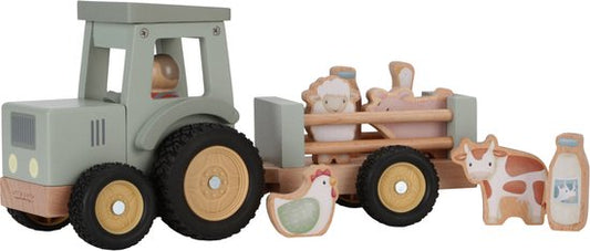 Little Dutch - Tractor met Trailer FSC - Little Farm
Little Dutch Tractor with Trailer - Little Farm
Product name in English: Little Dutch Tractor with Trailer - Little Farm
