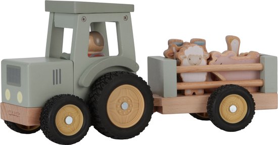 Little Dutch - Tractor met Trailer FSC - Little Farm
Little Dutch Tractor with Trailer - Little Farm
Product name in English: Little Dutch Tractor with Trailer - Little Farm