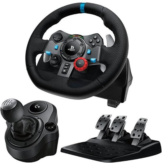 Ultimate Racing Experience: Logitech G29 Driving Force Wheel for PS5/PS4 + PC