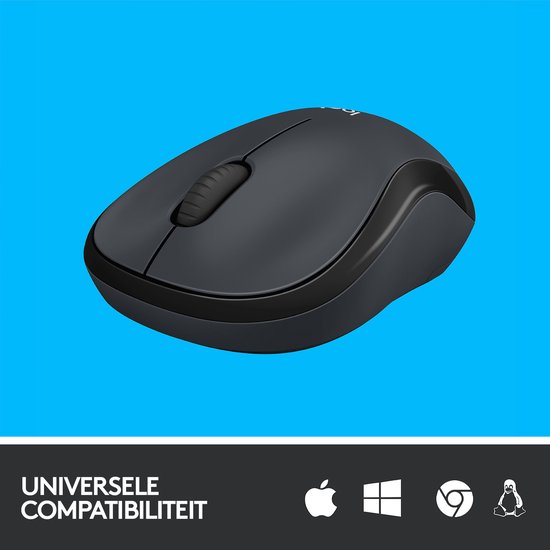 Logitech M220 Silent Wireless Mouse - Grey
Logitech M220 Silent Wireless Mouse Grey