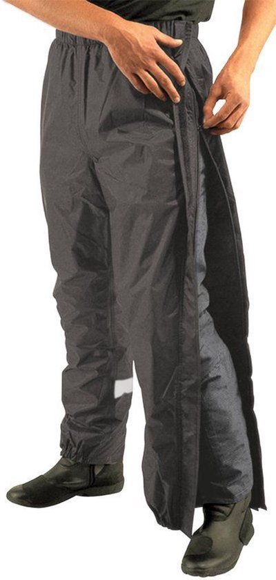 "Zwarte Mac in a Sac Full Zipper Regenbroek - Maat XL" 
"Mac in a Sac Full Zipper Rain Pants - Black - Size XL"